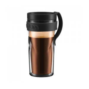 So ähnlich sieht er aus, der Travel Mug, den Bodum auf der IFA zum Tag des Kaffees austeilen wird.